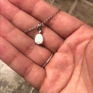 Sterling silver Opal necklace
